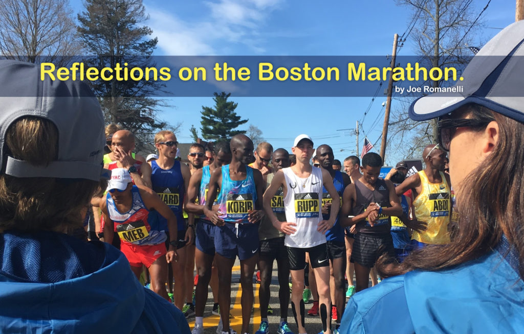Reflection on the Boston Marathon